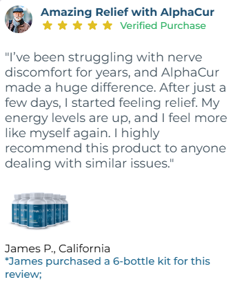 Real user testimonials for Alphacur, showing high satisfaction levels and positive feedback on vitality and skin rejuvenation.