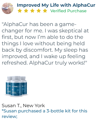 Real user testimonials for Alphacur, showing high satisfaction levels and positive feedback on vitality and skin rejuvenation.