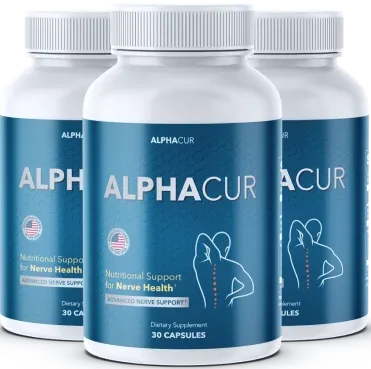 Alphacur supplement bottle with a golden shield icon, representing immune system protection and cellular defense through Curcumin.